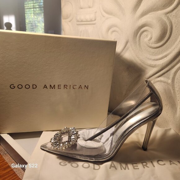 NEW CINDER-F*CKING-RELLA PUMP CLEAR Heels. NIB. Various - Picture 1 of 9